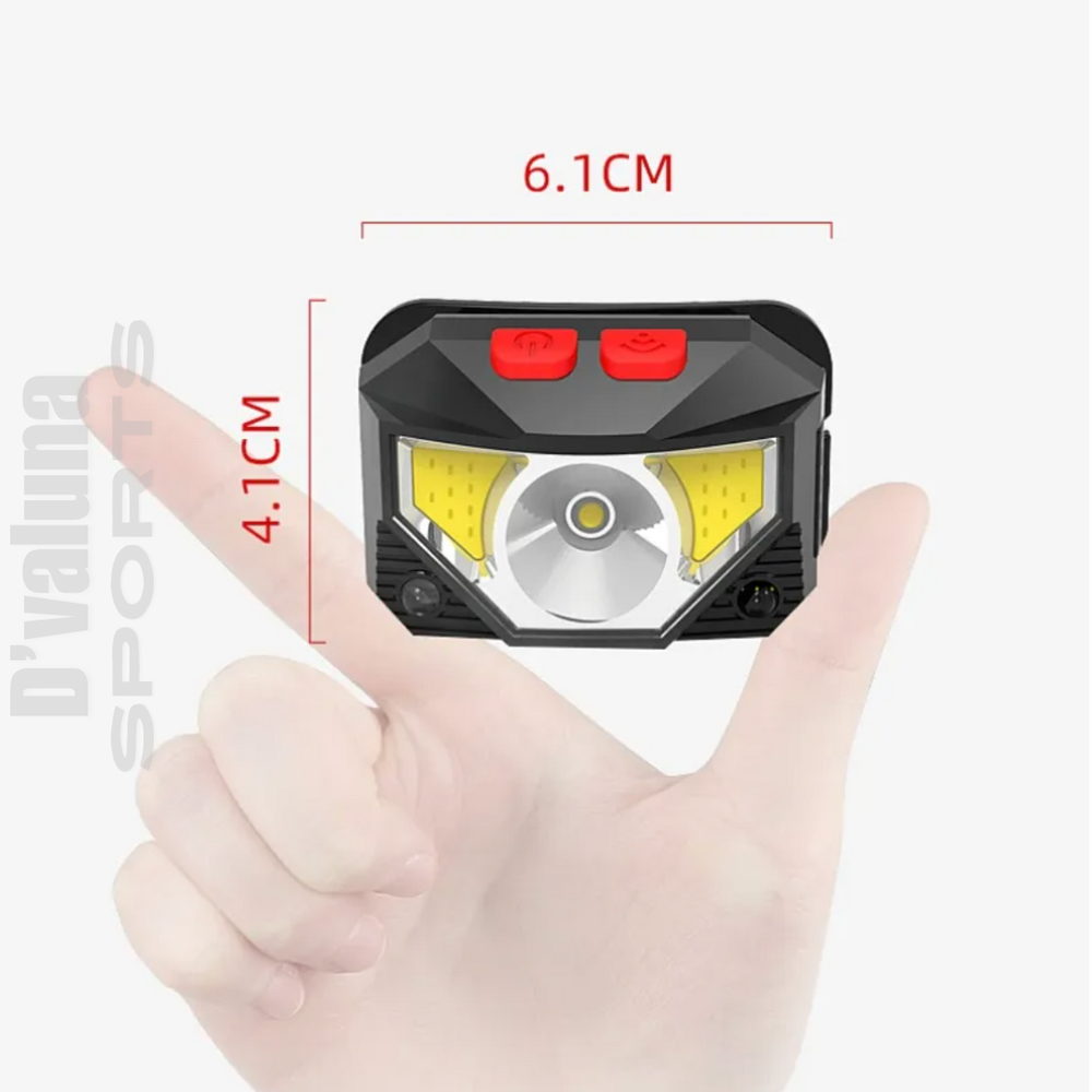 Headlamp Headlight LED USB Rechargeable Head Lamp Torch Flashlight Waterproof