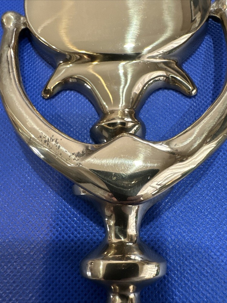 Vintage Solid Brass urn door knocker