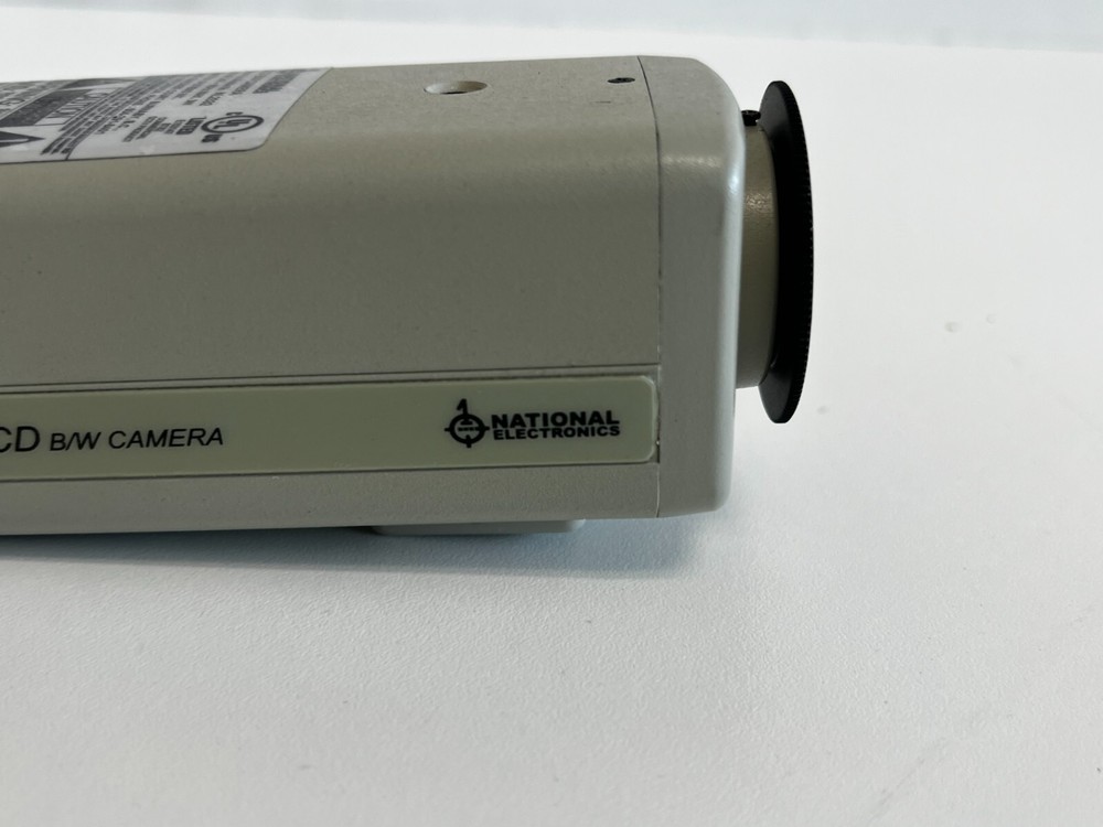 National Electronics CCB B/W Camera with Power Supply