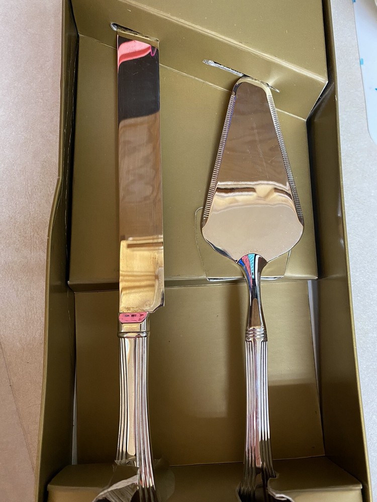 Beverly Clark Silver Plated Harmony Wedding Server Set