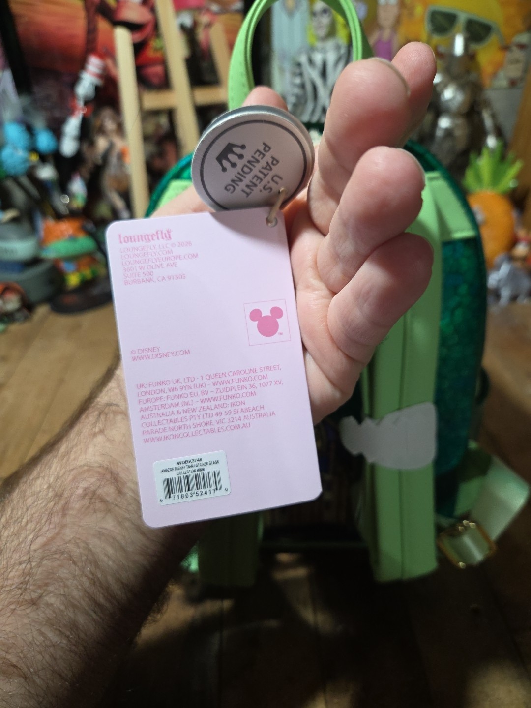 Loungefly Disney Princess Stained Glass Collection Tiana Mini-Backpack NEW 🚚✅