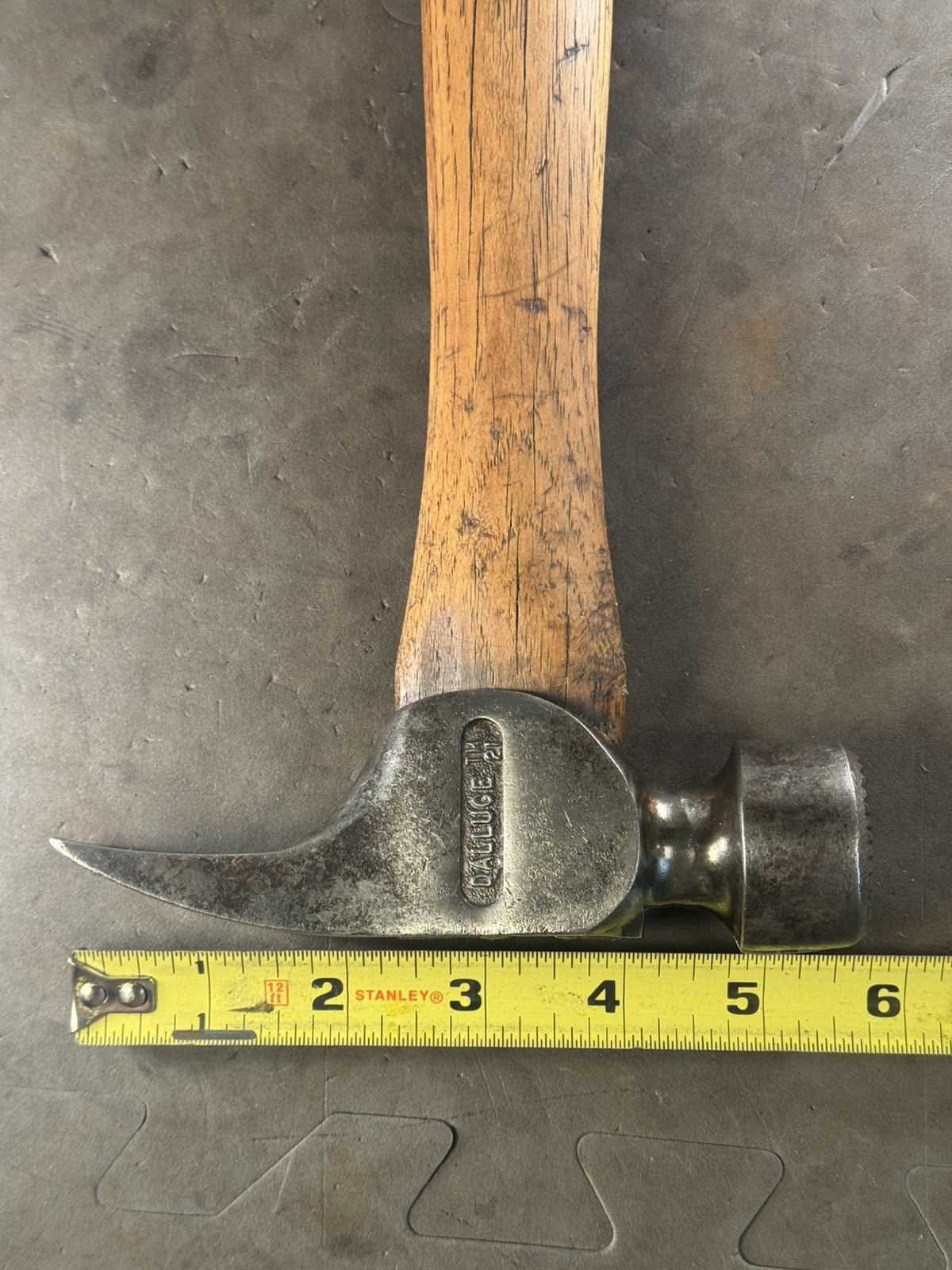 Beautiful Dalluge 21 Straight Claw Hammer Original Handle California Framer