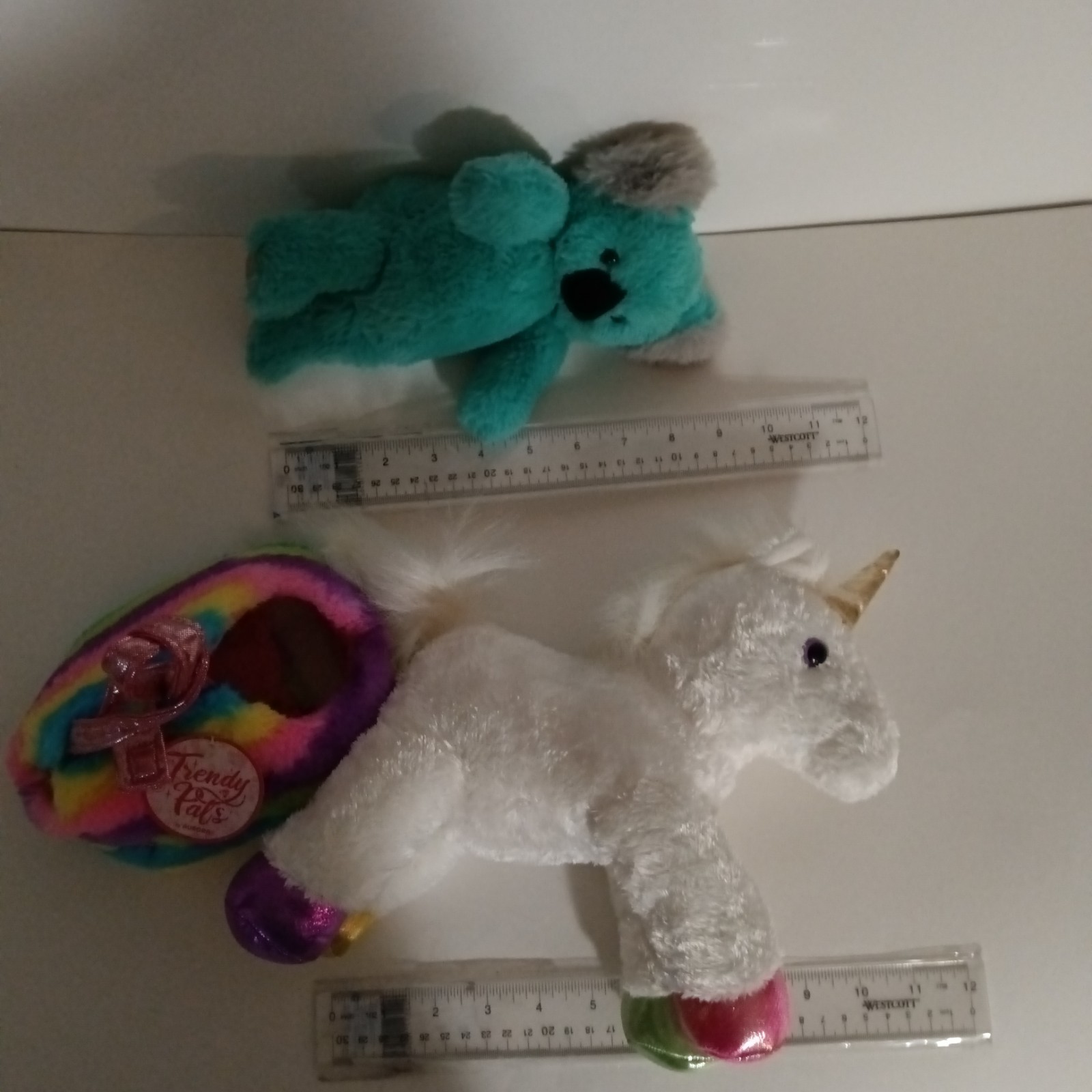 World's Softest Plush Bear And Aurora Unicorn Mixed Lot Of 2 Plush Toys