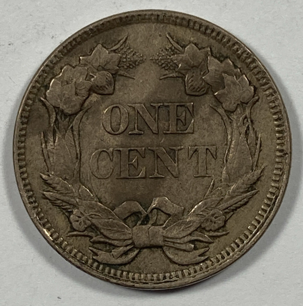 1858 Flying Eagle Cent .01. Choice Extra Fine Large Letters.