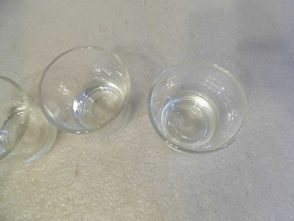 4 Clear Glass Candle Making Jars