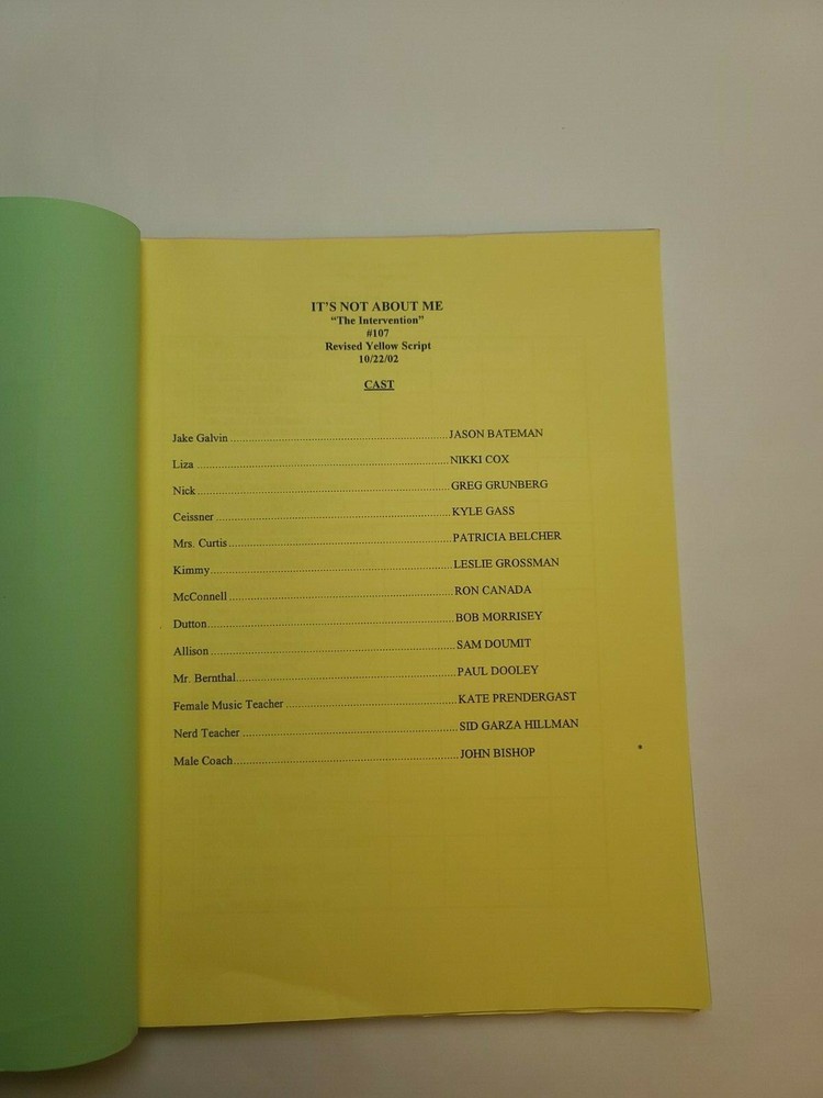 THE JAKE EFFECT / Nina DeCastro 2002 TV Series Script, Jason Bateman & Nikki Cox