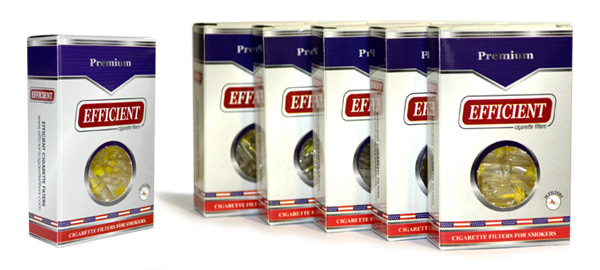 20 Packs EFFICIENT Cigarette Filters (600 Filters) Block & Filter Out Tar & Nic