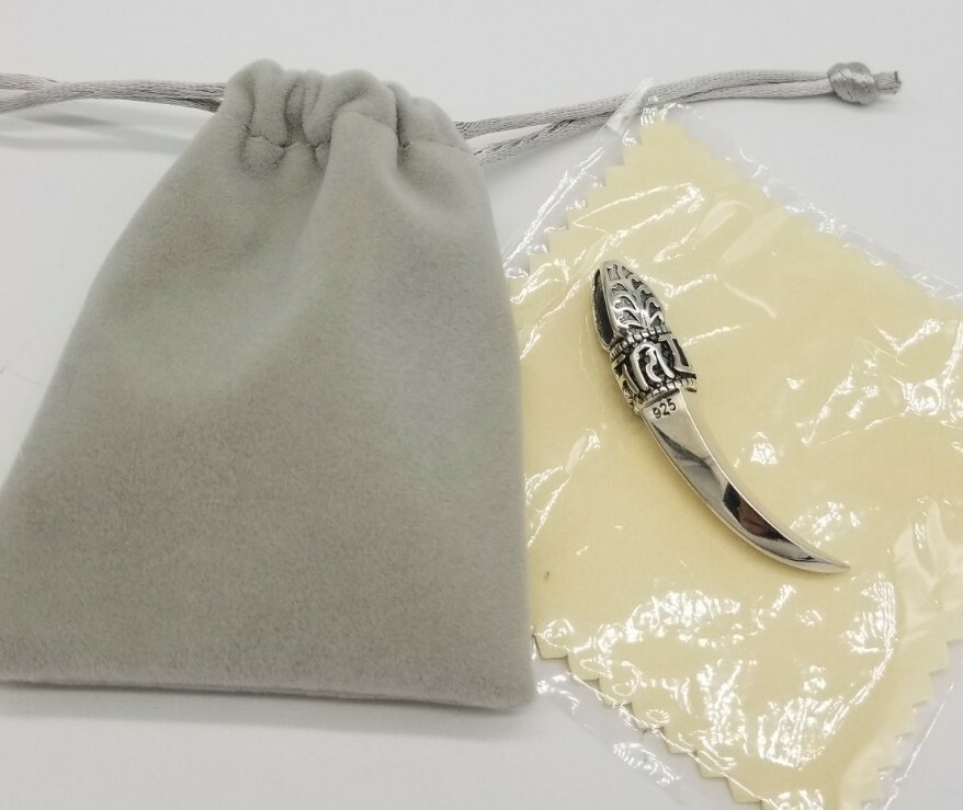 Vampire Hunter Silver Necklace NO CHAIN DAGGER ONLY
