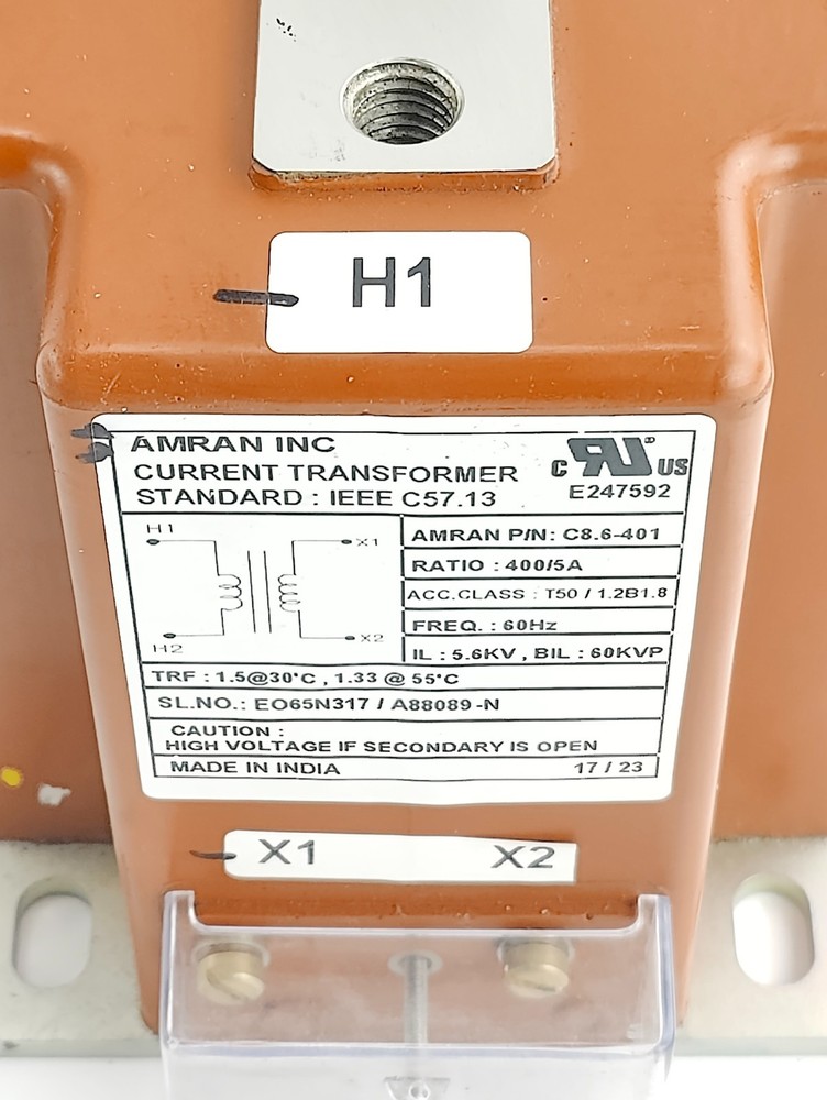 NEW Amran C8.6-400 CURRENT TRANSFORMER 400/5A
