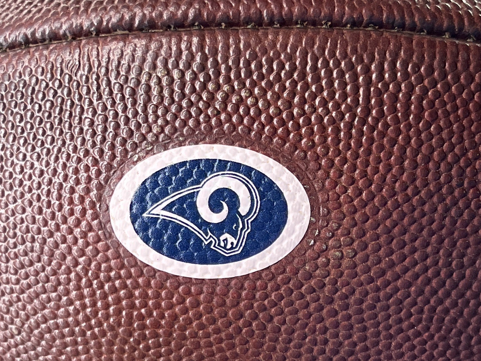 RAMS LOGO - NFL "The Duke" Wilson Football - Game Ball - Prepped & Conditioned