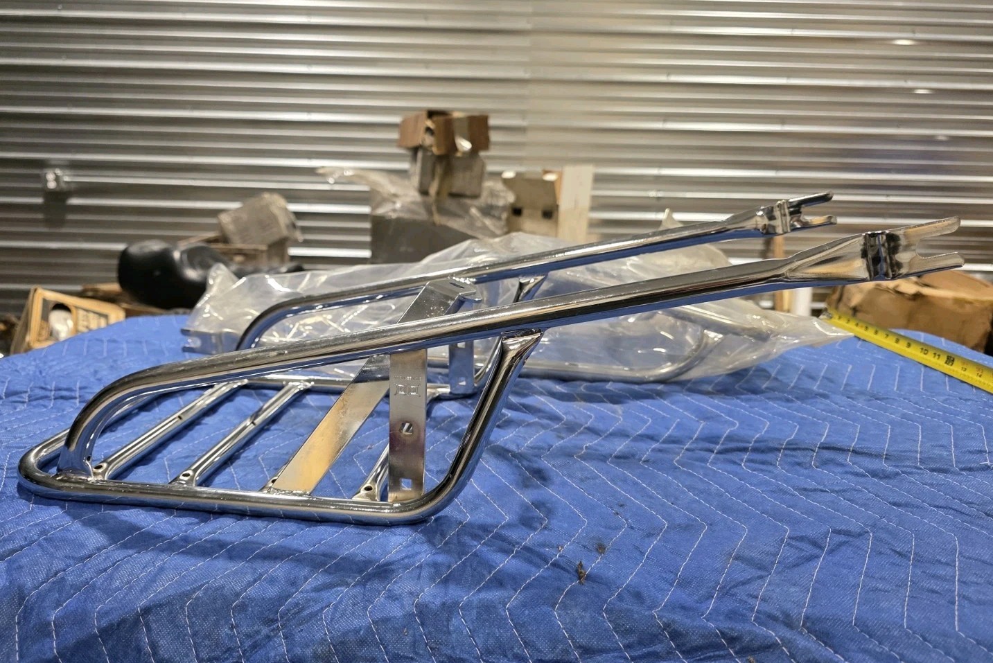 1971 1972 1973 NOS Honda CB350 CB CL 350 CL350 Chrome Rear Luggage Rack Carrier