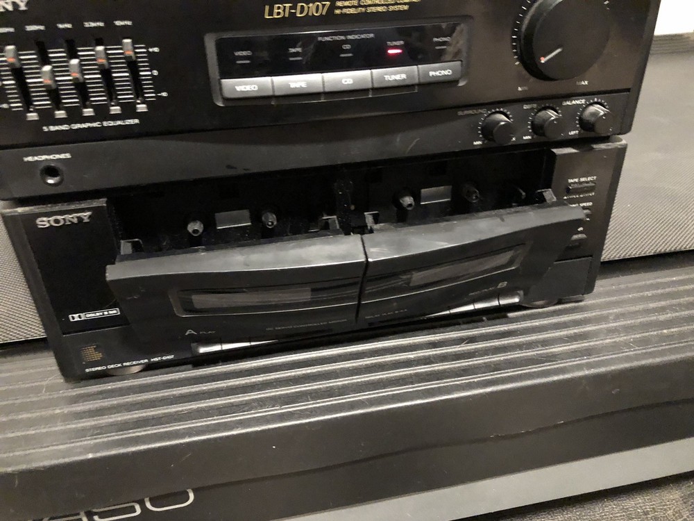 SONY HST-D107 STEREO DECK RECEIVER Tape Deck Not Working Correctly