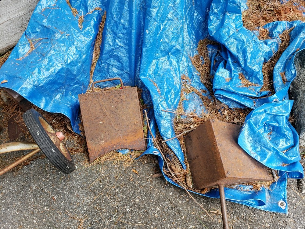 Antique Metal Wheel Chock