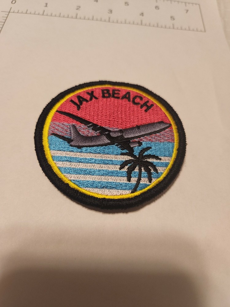 P8-A Jax Beach Patch 3" VP P8 P-8 Poseidon USN Navy