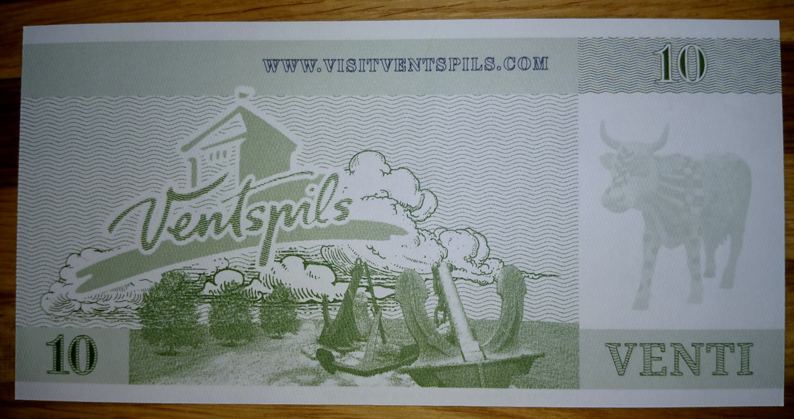 Venti 2011 banknotes Ventspils Latvia 6 pcs in lot