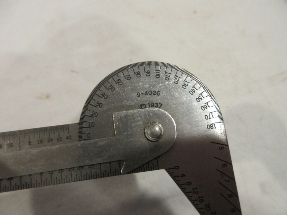 Craftsman 9-4026 Machinist Protractor Square