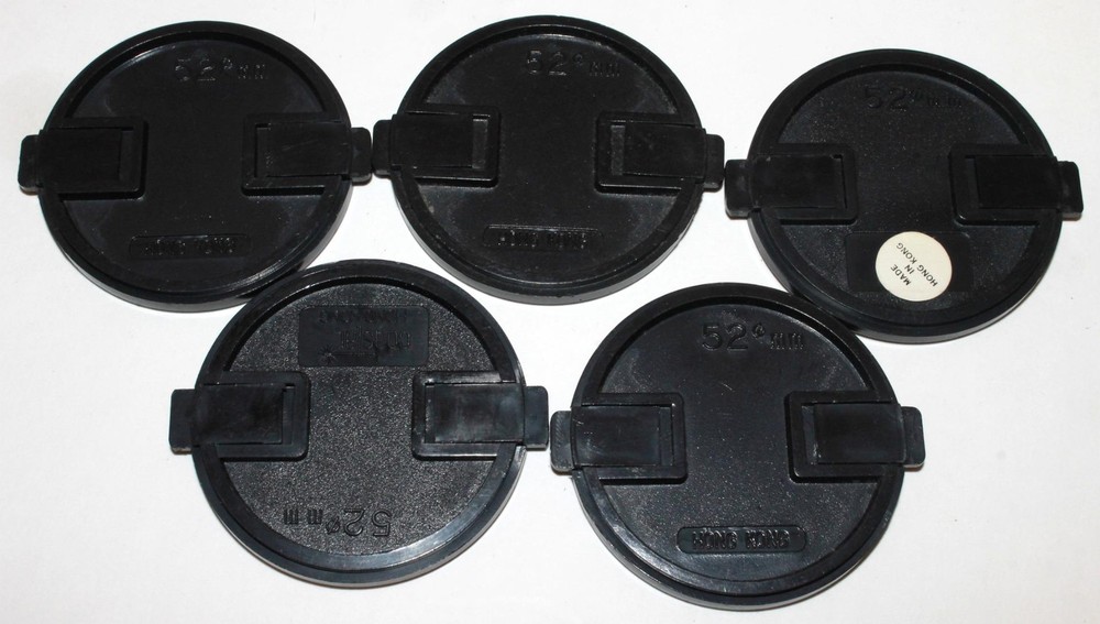 Front Lens Cap 52mm made in Hong Kong