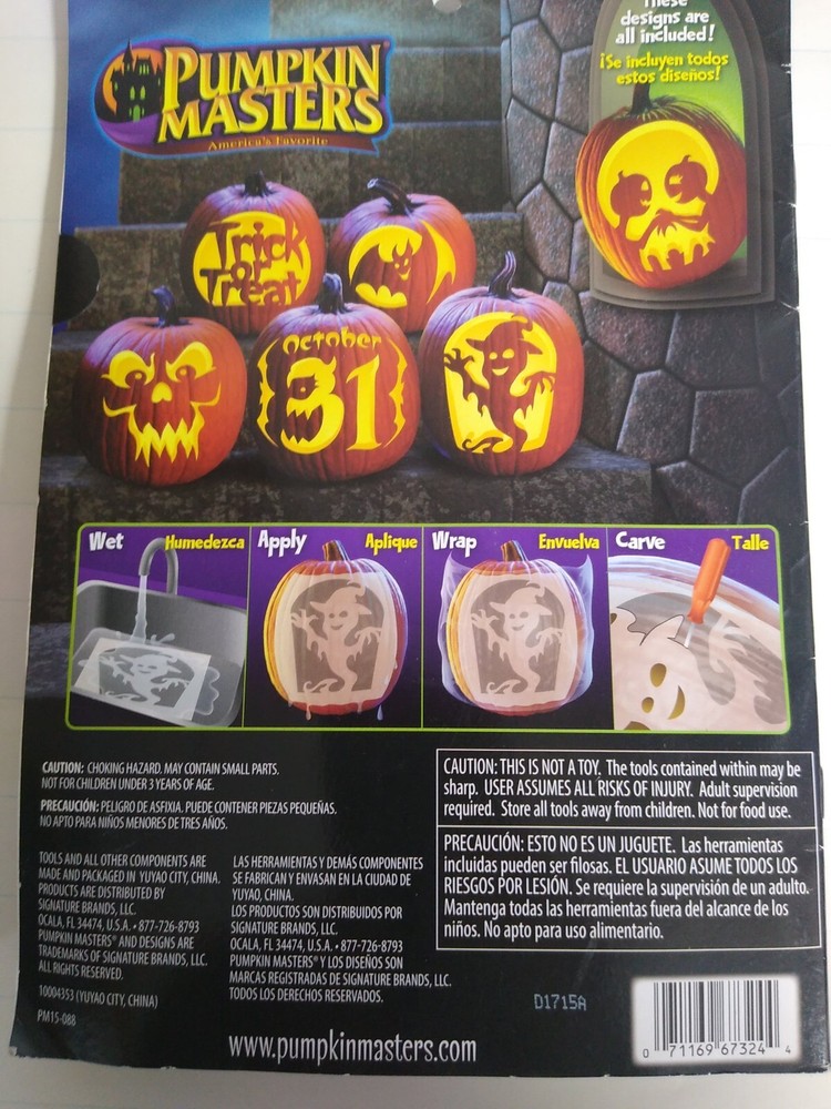 Pumpkin Masters Jumbo Tool Halloween Carving Kit