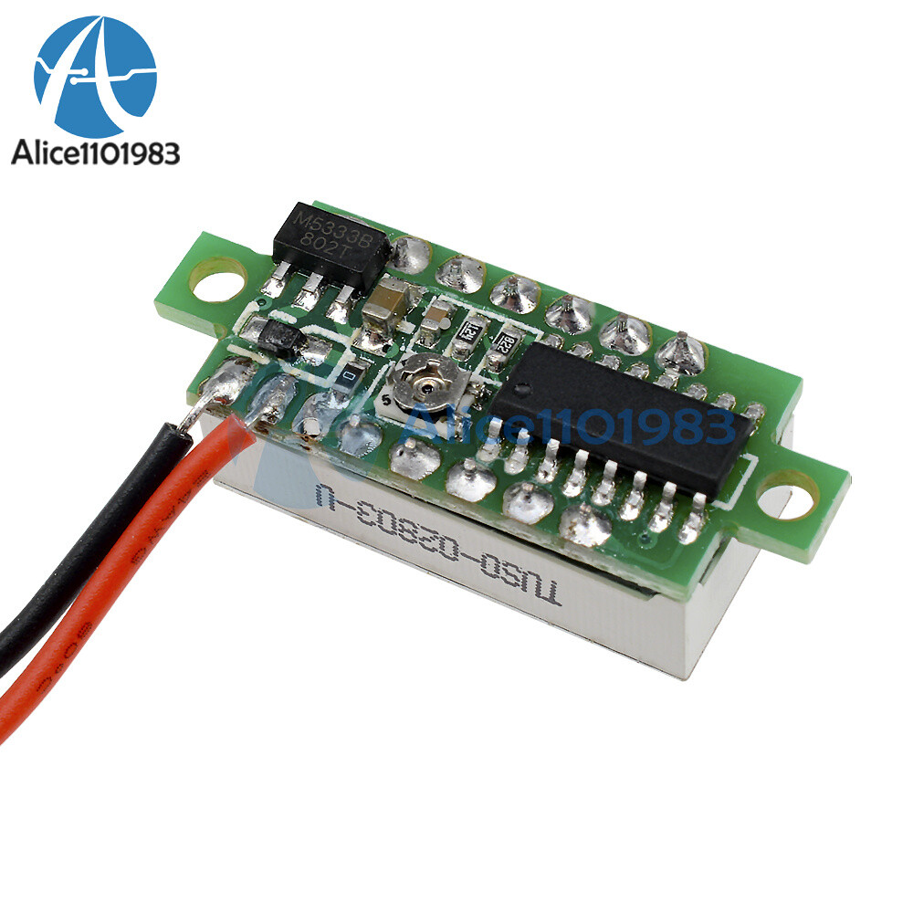 1-10PCS 0.28 inch Digital LED Amp Red 3 Bits LED Voltmeter Ammeter Voltage Meter