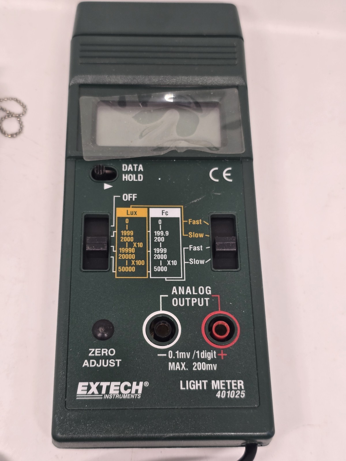 EXTECH 401025-NIST LightMeter, +/-5%Light ACC", FullSize, 485F12 EXTECH 401025-