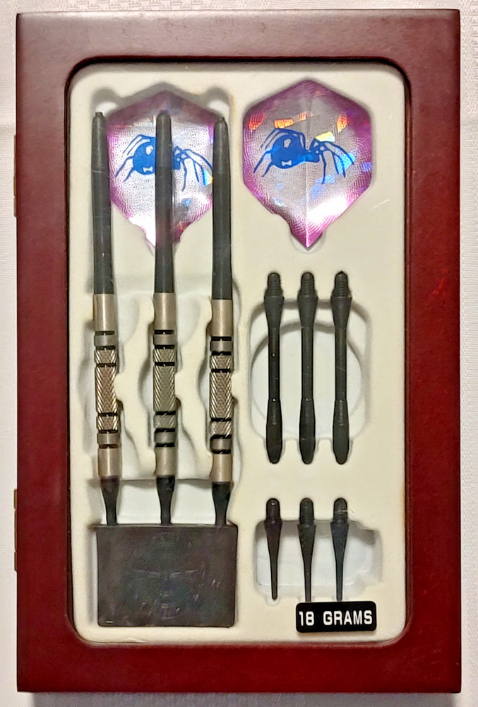 Tungsten Soft Tip Dart Set in Display Case - New, 18gm