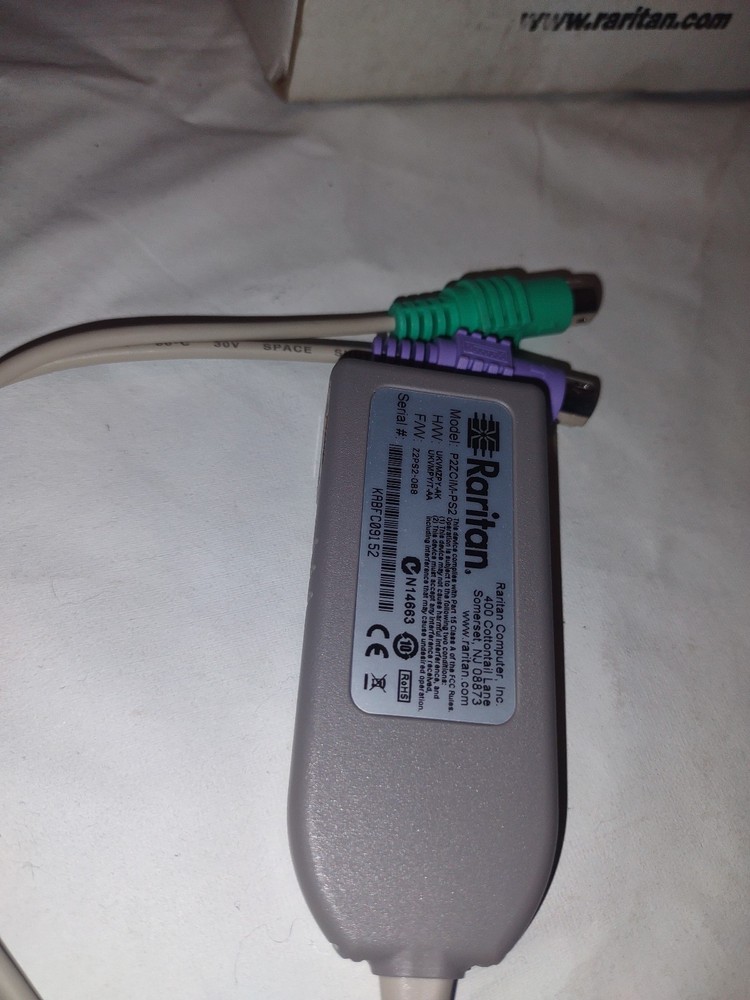 Raritan P2ZCIM-PS2 PC Interface Network KVM Cable