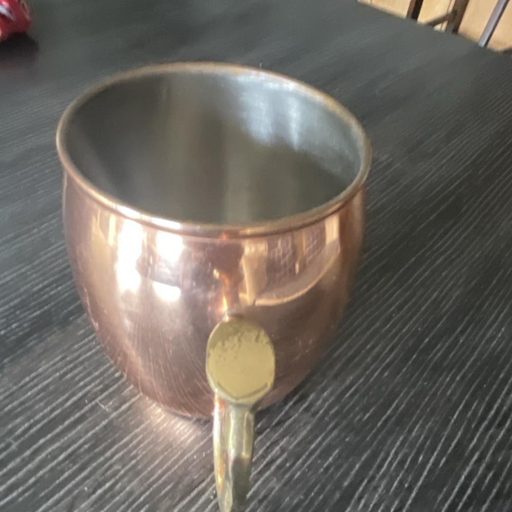 OGGI Copper Mug Brass Handle Classic Decorative Copper Material Drinkware Accent