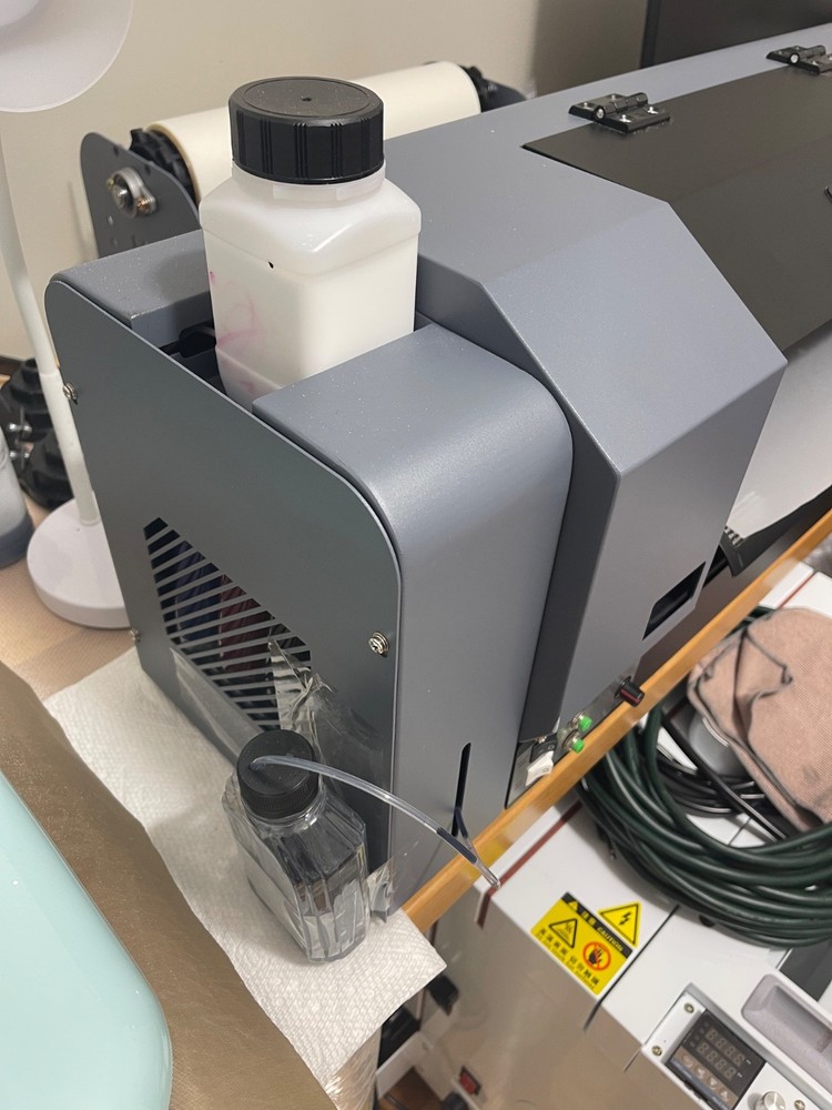 Uninet 1000 A3+ DTF Printer with a Semi-Automatic Powder Shaker Macine