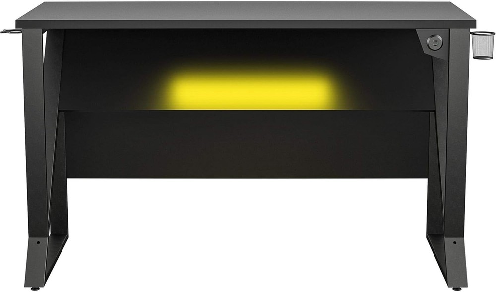 NTENSE Genesis Adjustable Gaming Desk, Black