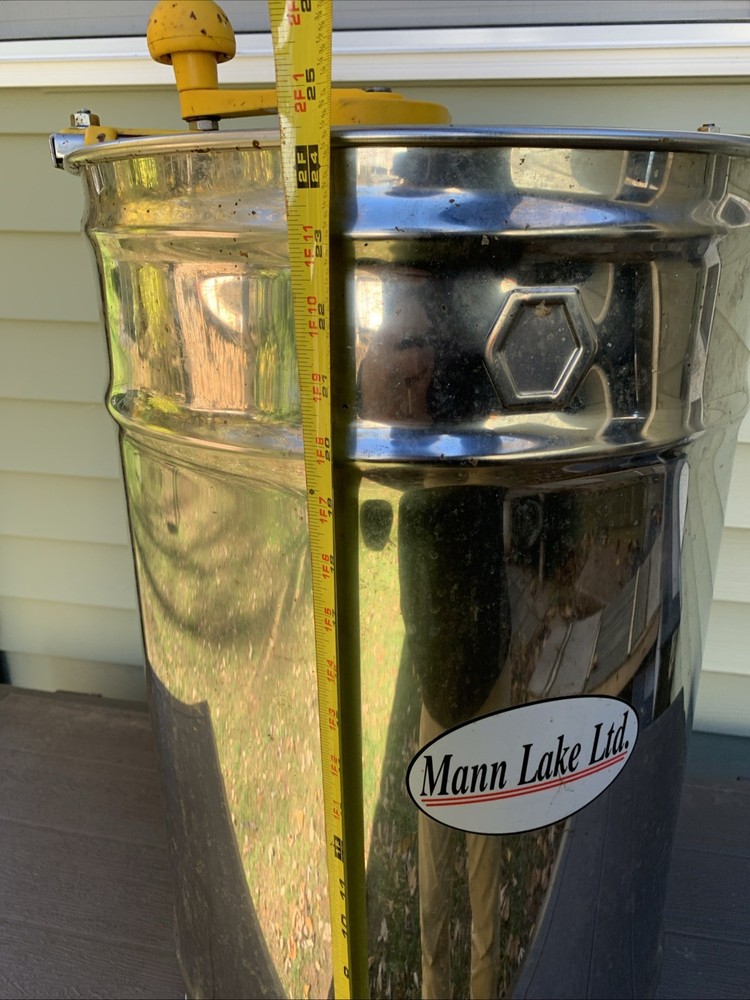 Mann Lake Ltd Hand Crank Honey extractor. 24” Tall