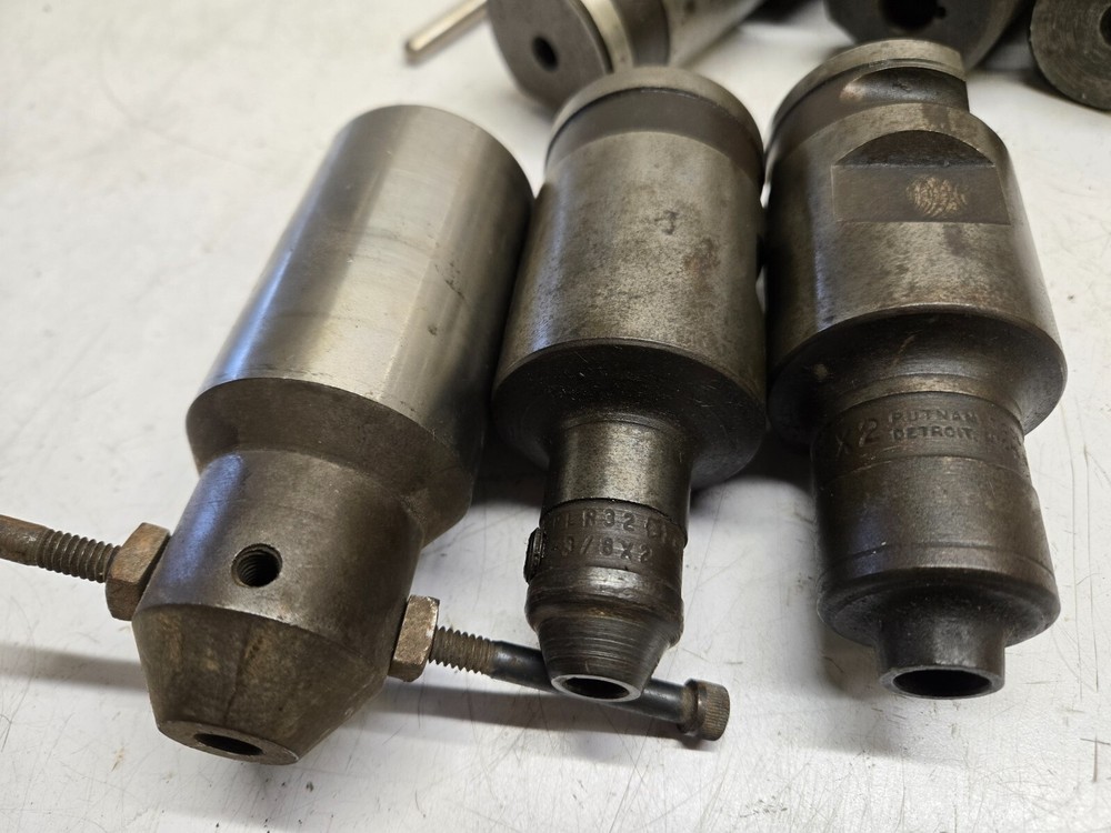 2" Putnam Quick Change Shank End Mill Holder Lot, Drill Chuck