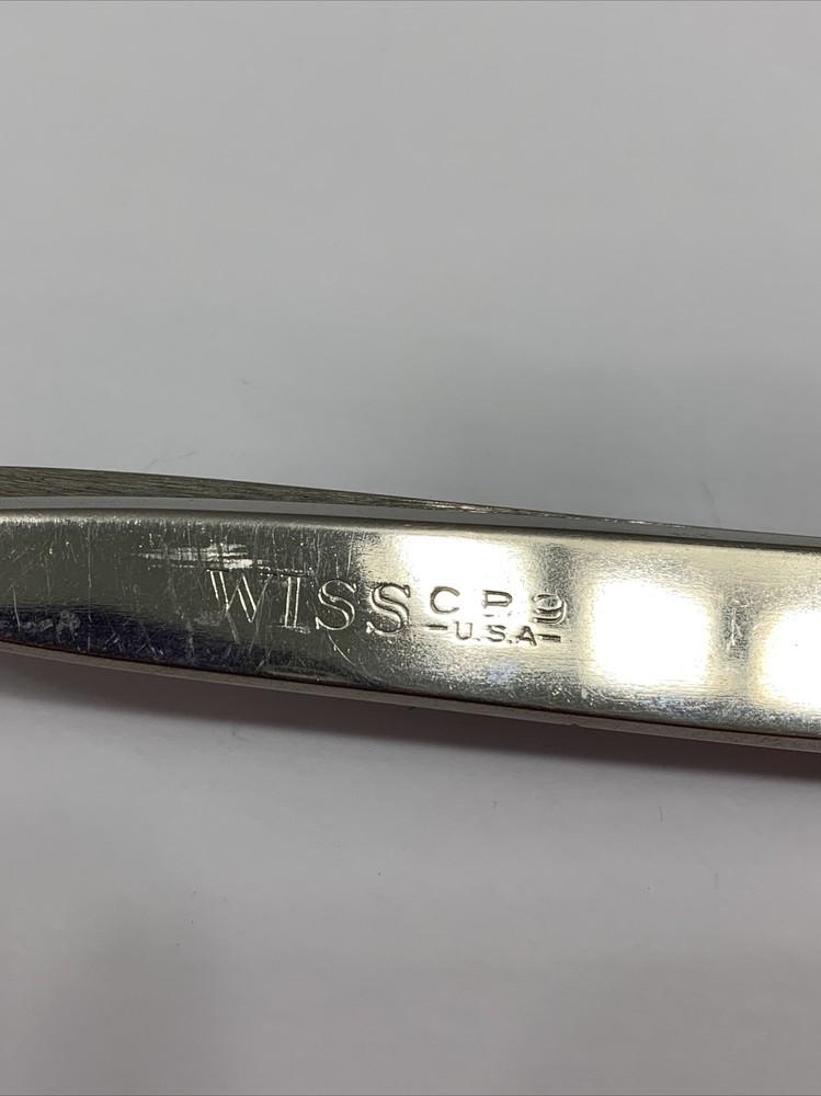 Vintage Wiss Professional Pinking Shears - Model CB9 - 9” Crescent Scissors EUC