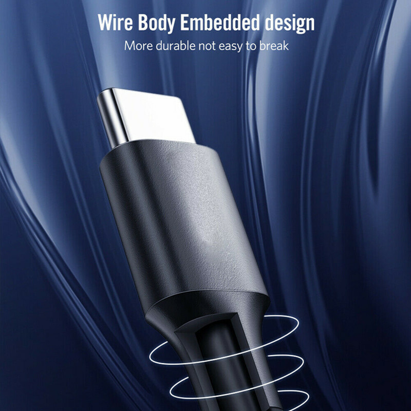 USB C To USB C 3A Fast Charging Data Transfer Cable Type-C For Samsung S8 S9