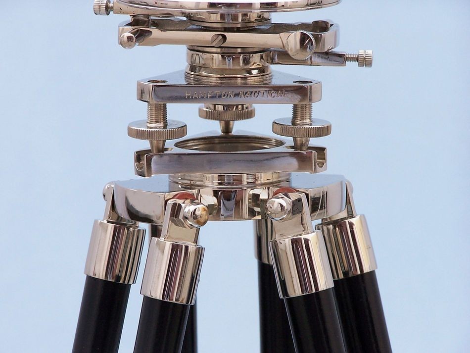 Floor Standing Chrome Theodolite 62"