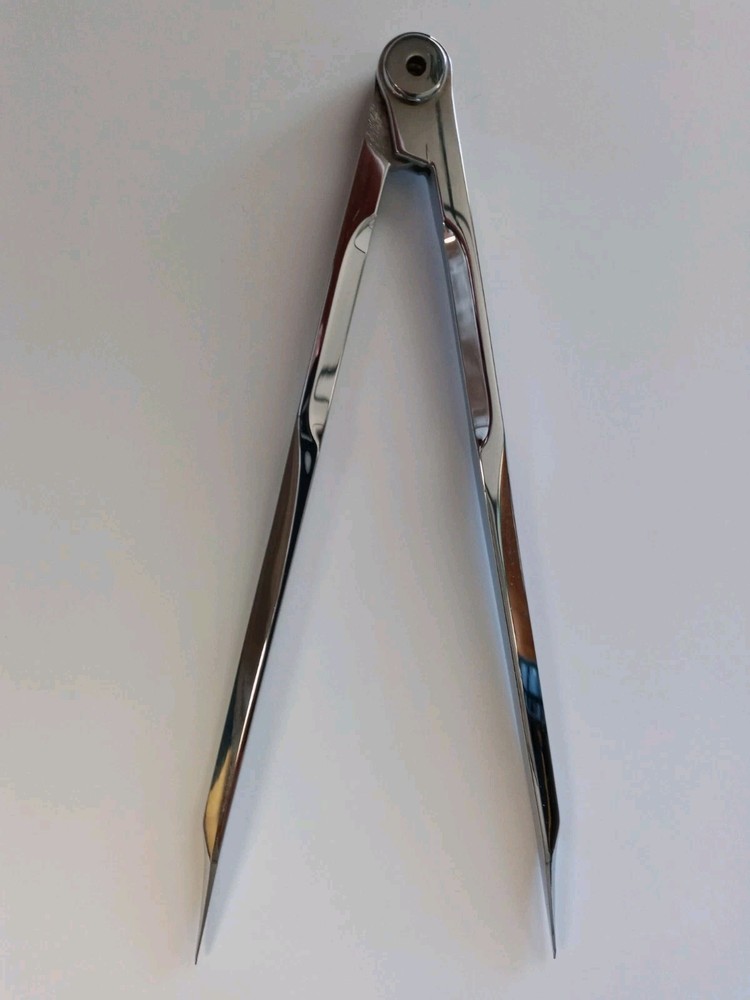 Drafting Compass Navigation Divider Chrome 7"