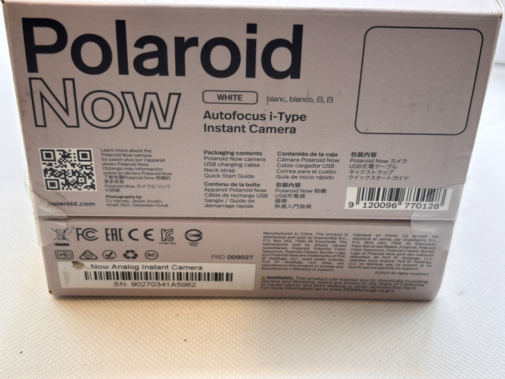 Polaroid Now Instant Camera | Modern Analog Camera with Autofocus -USB-C