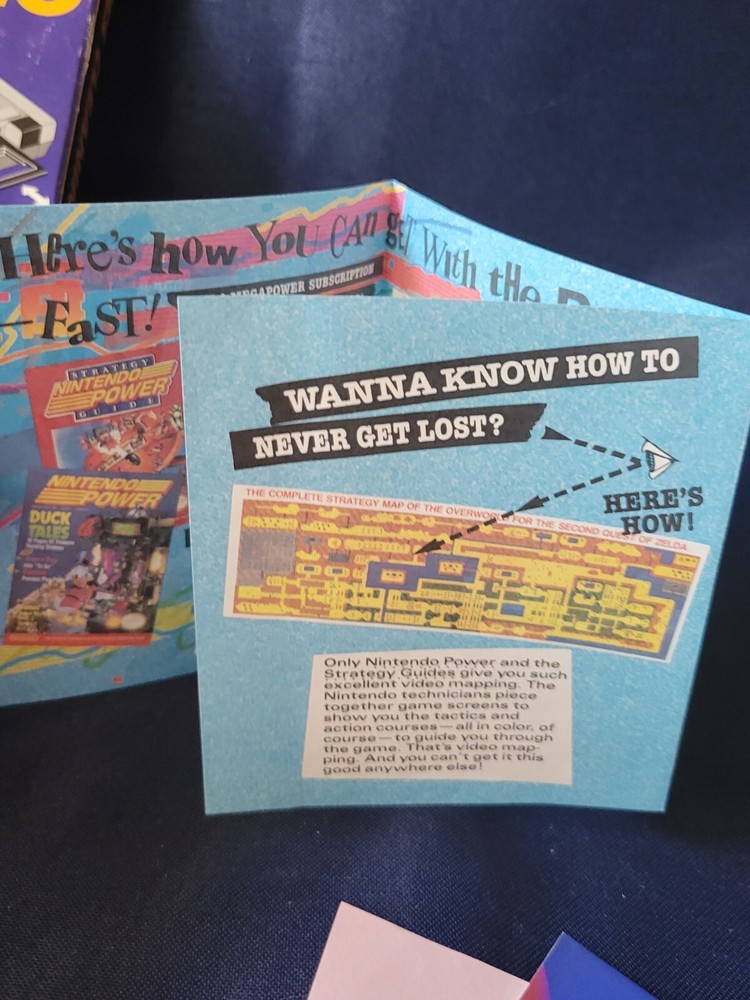 NES CLEANING KIT COMPLETE W/ POSTER Authentic Nintendo NES