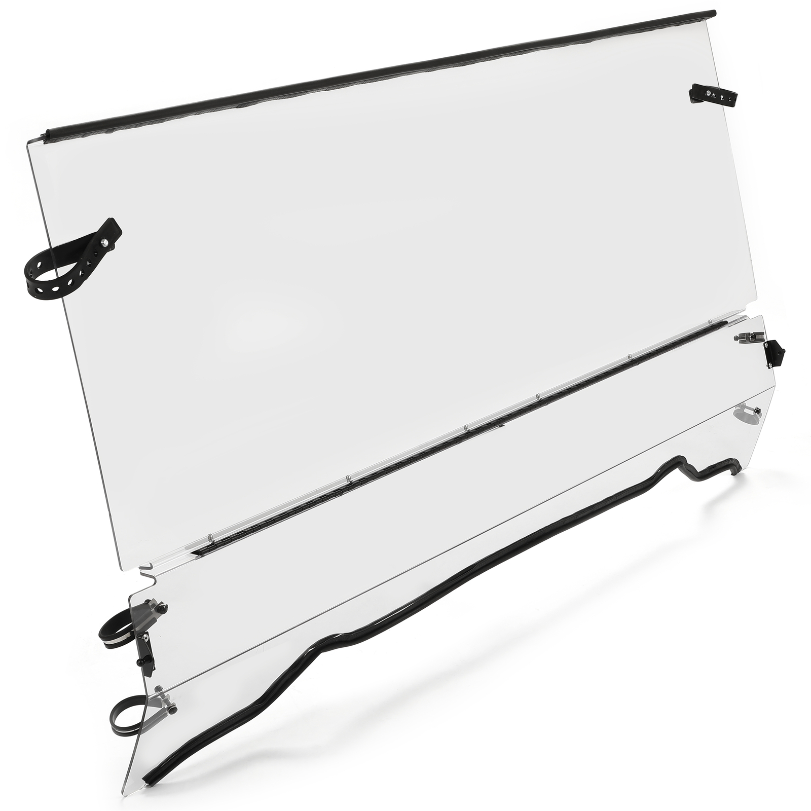 HECASA Full Folding Windshield For Polaris 2006-2008 Ranger 500 4X4 ,700 XP 4X4