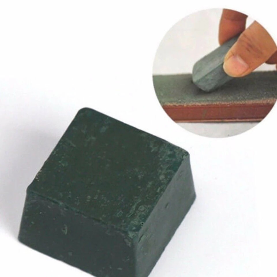 3PC Leather Strop Sharpening Abrasive Polishing Compound Wax Balm Paste Knives