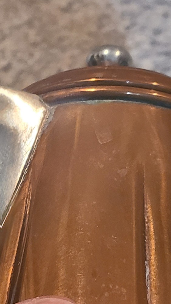 Vintage Silvercraft Tea Pot, (Copper?)