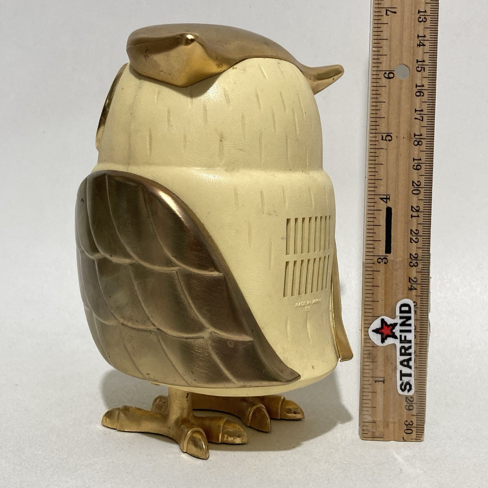 Vintage Midnight Owl Bubo AM Transistor Radio Solid State Made in Japan 1960 ⭐️