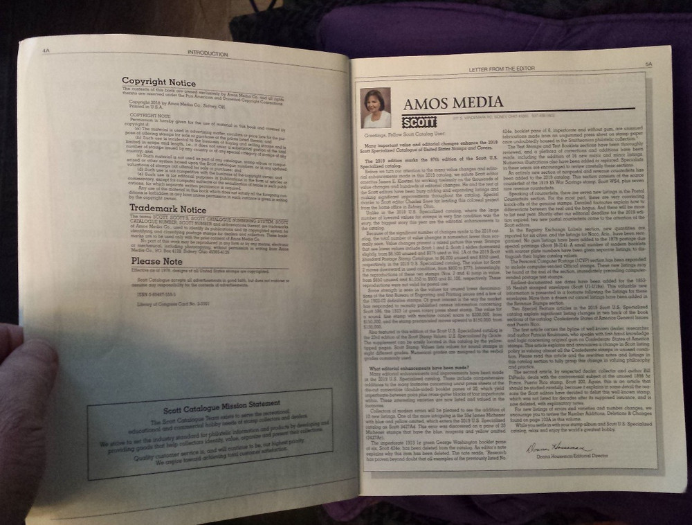 SCOTT Specialized Catalogue of US Stamps & Covers 2019 - paperback