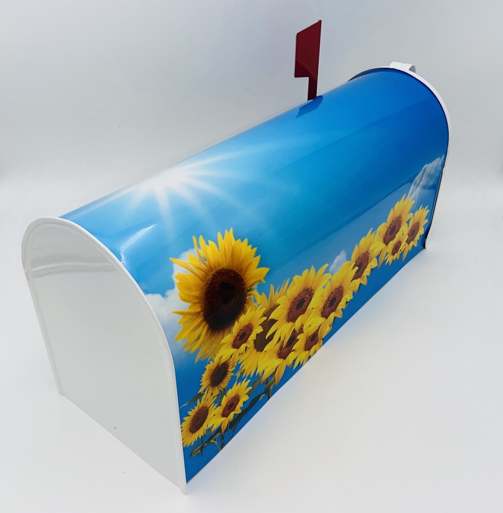 Sun-flowers Custom Mailbox gift For Mom