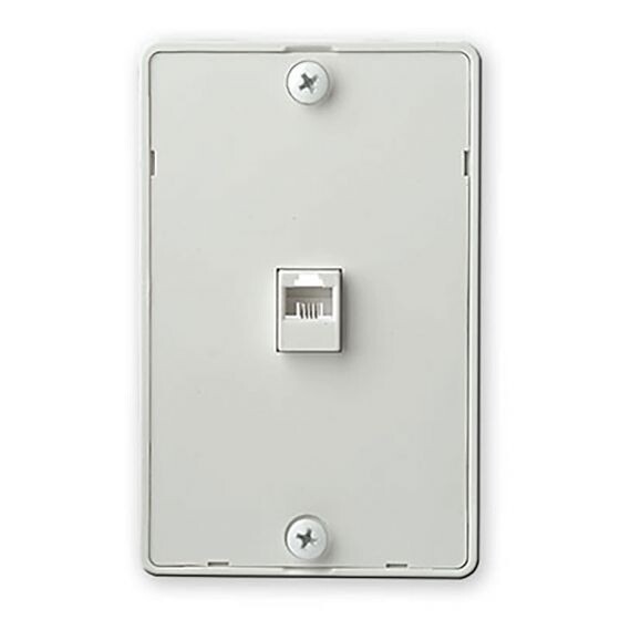 SCP - TELEPHONE WALL MOUNTED PLATE- KITCHEN - WHITE - 10 EA/BOX
