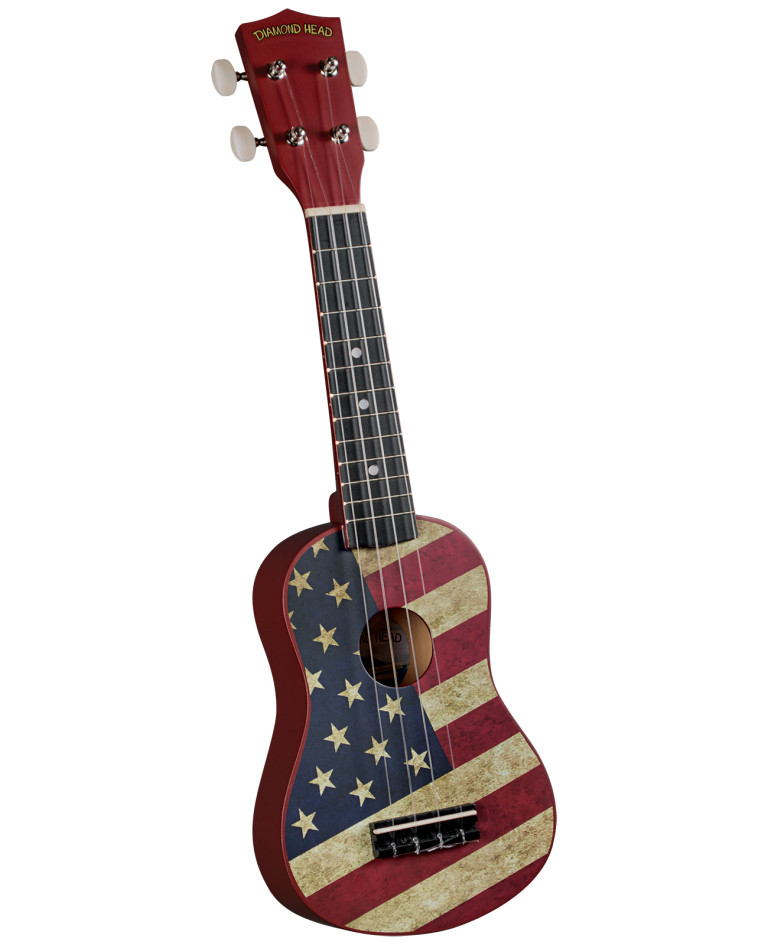 DIAMOND HEAD SOPRANO UKULELE - CUSTOM GRAPHICS SERIES (DU131, DU132)