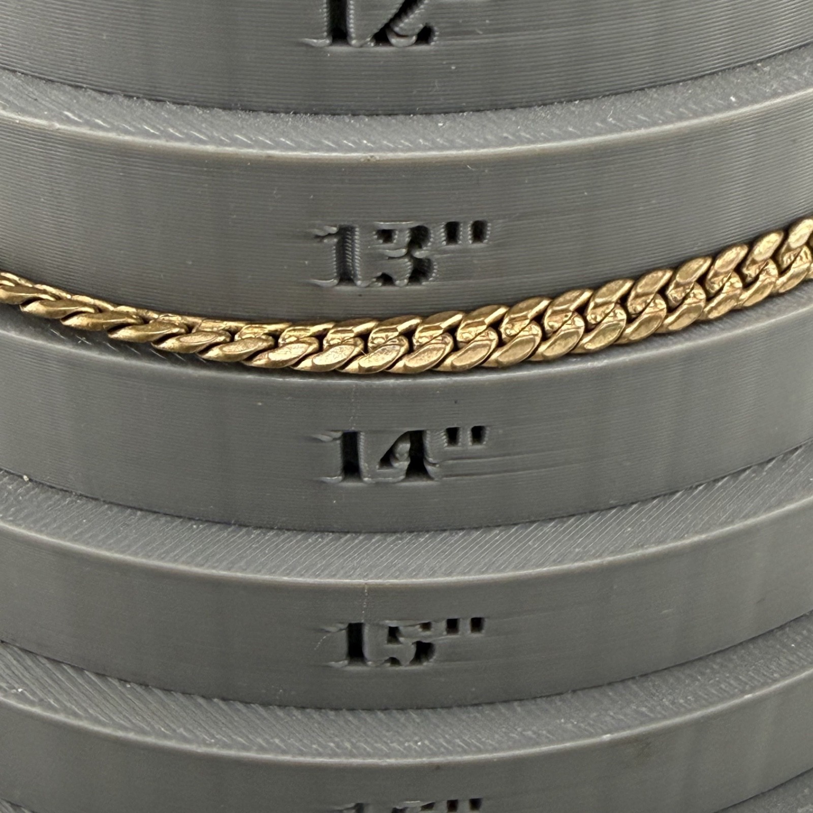 Vintage Signed Pocket Watch Chain 14”