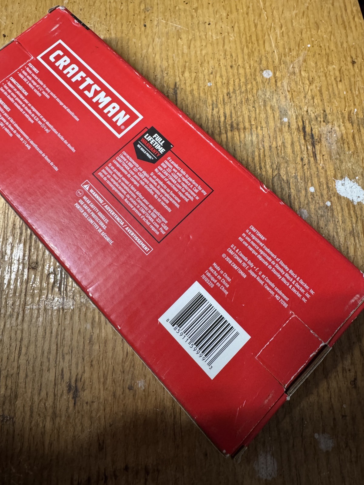 Craftsman 1/4 in Drive Plastic Socket Tray CMMT99414