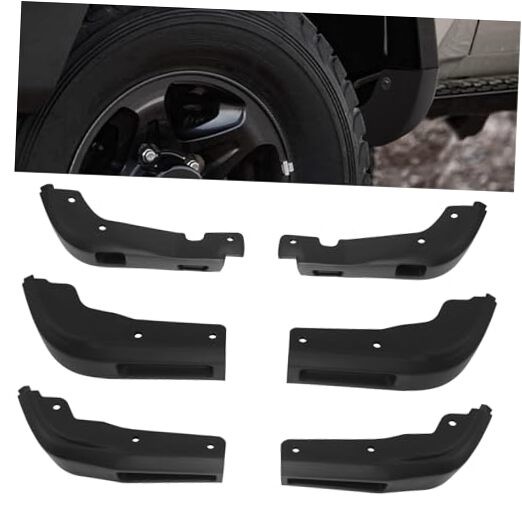 Mud Flaps Delete Compatible with GMC Sierra 1500 2019-2025, Including Front