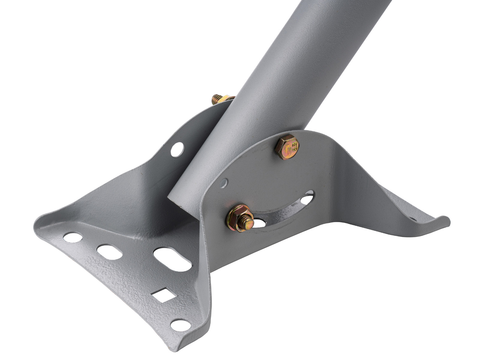 J Pole Mast Adjustable Antenna Satellite Dish Mount for Outdoor Roof/Wall/Eave