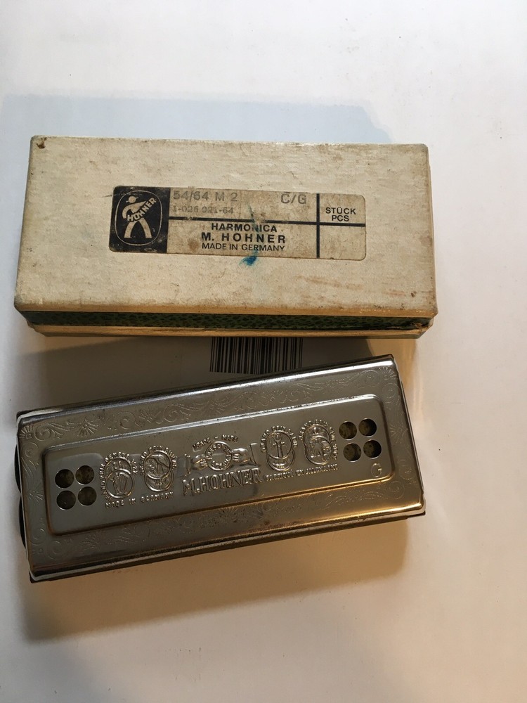 M.HOHNER The Echo Harp Harmonica Made in Germany Original Box
